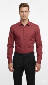 CAMISA SOCIAL VERMELHA