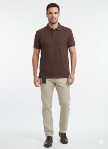 CONJUNTO SPORTE FINO MARROM